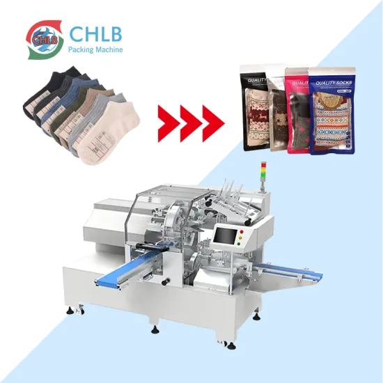Cotton Socks and Underwear Packaging Machine - CB-300SK Socks Stockings Flow Pack