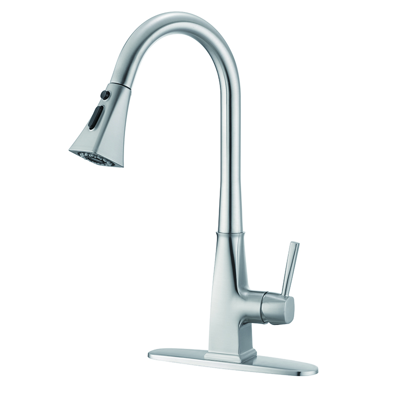 Plegador de una sola manzana Down Faucet de cocina de doble función