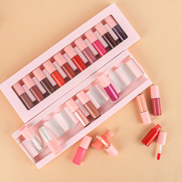 Vegan Liquid Gincu Matte Waterproof Label Peribadi Lip Gloss Borong