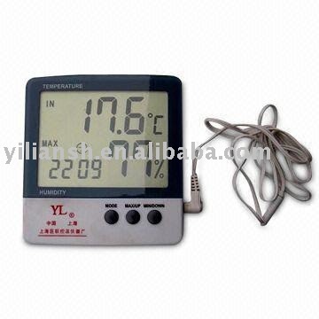 Household digital LCD thermometer and hygrometer