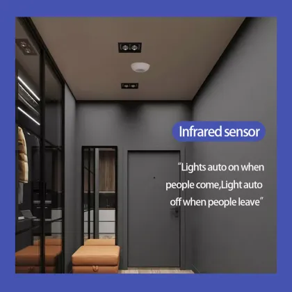 Tuya Double Convert Control Switch - LEDEAST SNT611PW Remote One Touch & Infrared Sensing Smart Ceiling Switch