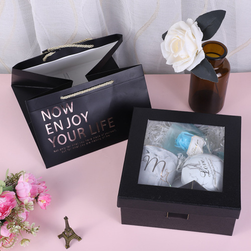 Clear Top Custom Packaging Coffee Mug Gift Box