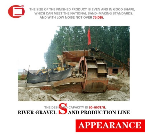 Excellent quality river stone sand making product line with great price