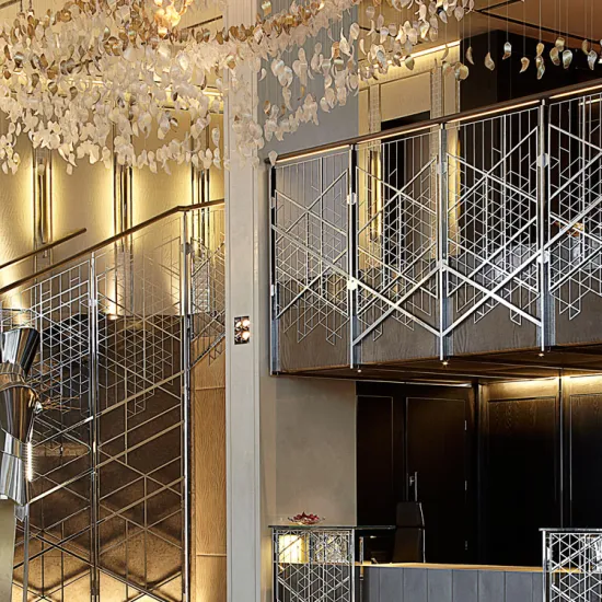 Modern Luxury Professional Custom Lobby Gold Chandelier