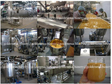 Full Automatic & High Efficiency Peanut Butter Line, Peanut Butter Processing Line, Peanut Butter Making Machines Capacity 0.5TP
