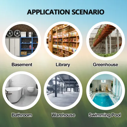 Portable 20L Air Dehumidifier for Ceiling - DY-C20DZ Green House Dehumidifier Machine