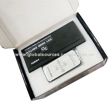 1.4 HDMI 5x1 Switch with Audio, Up to 1,080P Resolution