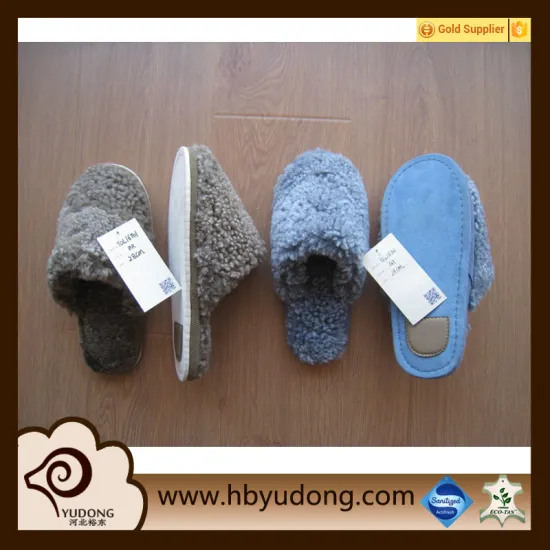 wamer sheepskin slipper