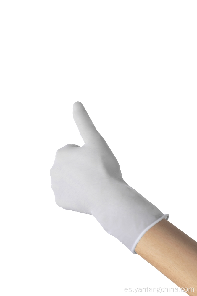 Guantes de nitrilo de grado médico dental sin látex en polvo