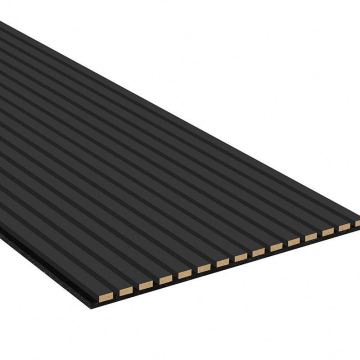 European Standard Akupanel 600x600mm Soundproof 3 Side Veneer Slat Wood Acoustic Panels