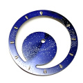 Big skeleton blue sky bling bling watch dial