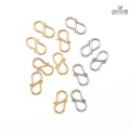 stainless steel S shaped hooks with gold plating