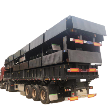 3/4Axles 40ft Side Wall Semi Cargo Truck