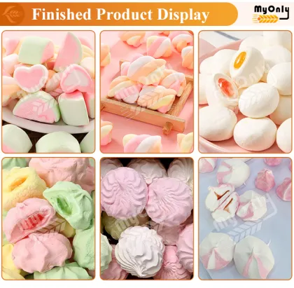 Automatic Marshmallow Extruder Machine for Industrial Marshmallow and Cotton Candy Production