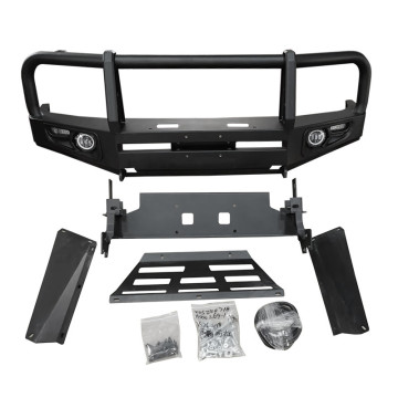 Barra de toros de acero con luces de montaje y haz de manchas