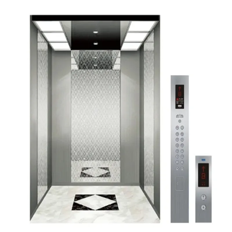 Mirror Stainless Steel Residential Hotel Passenger Elevator