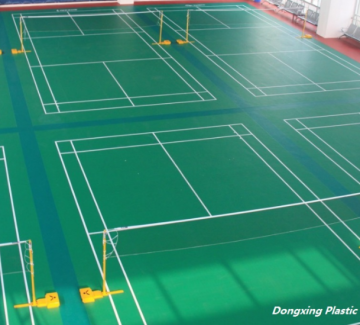 Mobile badminton flooring