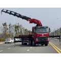 Guindaste dobrável montado em caminhão para fácil transporte