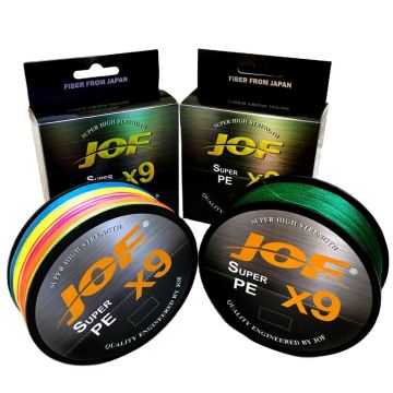 Topline X9 500M 300M 100M Braided Fishing Line 9 Strands Multicolor Multifilament 20-80LB
