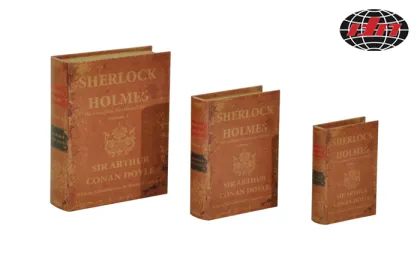 Sherlock Holmes Wooden Book Box