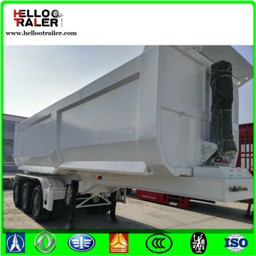 3 axle 60 ton end dump truck trailers