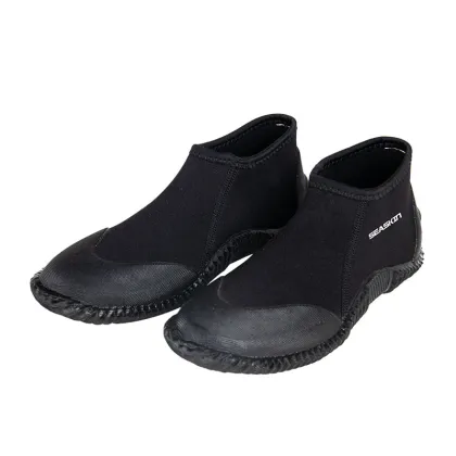 Seaskin Adults 3mm Neoprene Non-Silp Short Diving Boots