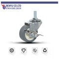1,5 -Zoll -Gewindestiel mit Bremscaster -Rad