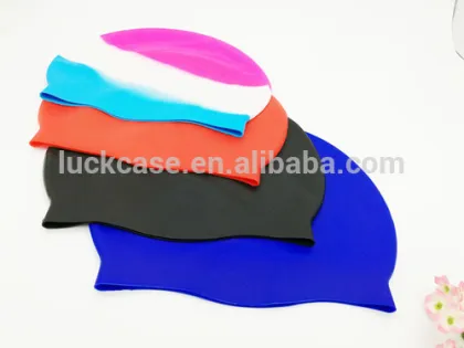 Customize Logo Flexible Waterproof Silicone Swimming Cap