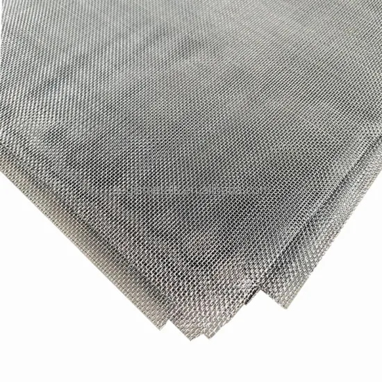 Incoloy Square Hole Alloy Wire Mesh 600 625 for Dewatering