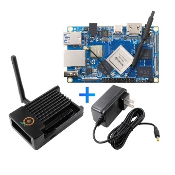 Vendite a caldo Orange PI 4 LTS 4G 16G+Shell metallico (antenna)+DC 5V4A Alimentatore