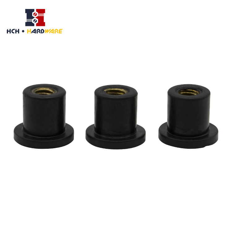 Rubber Black Nut