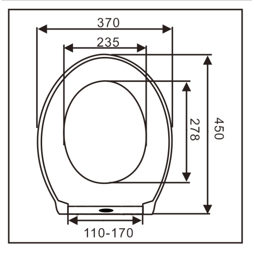 White Soft Close Water Closet Toilet Seat Cover