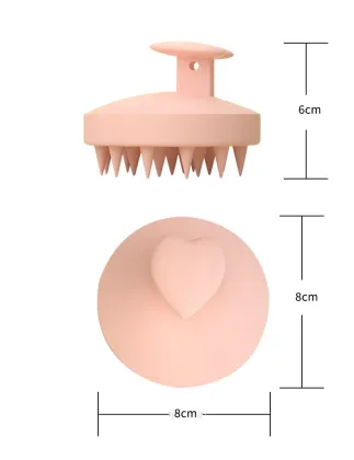 Food Grade Silicone Hair Scalp Massage Shampoo Scalp Brush