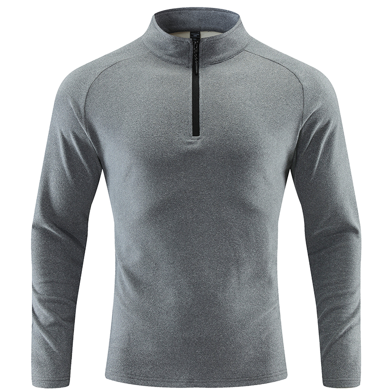 Camicia pullover con zip da 1/4 quarto di cavallo invernale