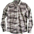 Men Casual Cotton Camouflage Print Long SLeeve Shirt