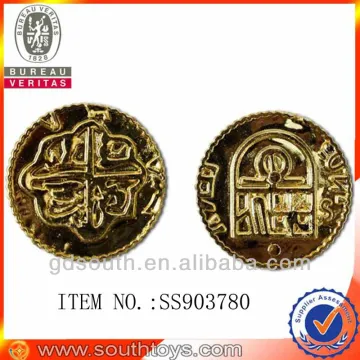plastic pirates gold coins