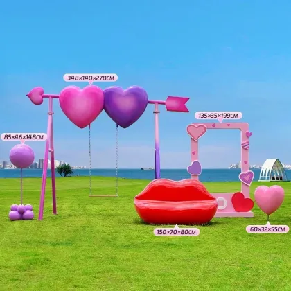 Cultural Tourism Scenic Area Artistic Swings