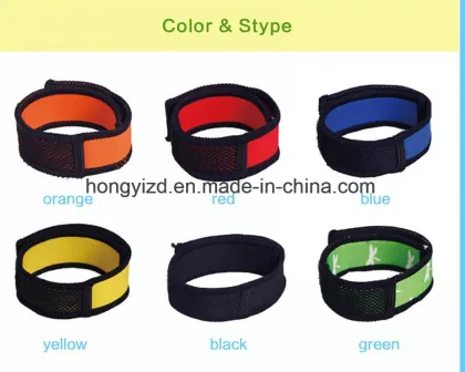 Eco-Friendly Customised Mosquito Repellent Bracelet Velcro