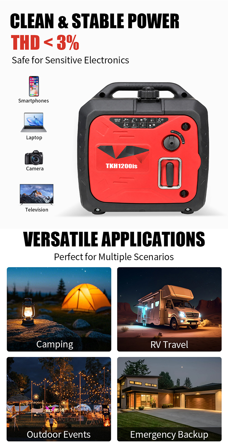 TKH1200is Gasoline Inverter Generator(9)