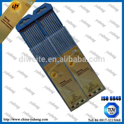 Yuheng Health and Safety of the end-user tungsten electrodes