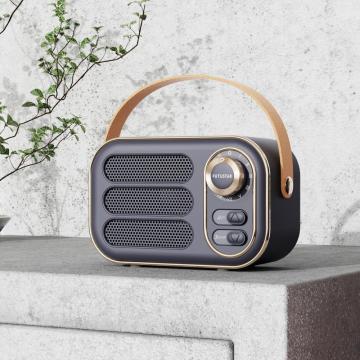 Speeltijd 5H Oplaadbare Mini Old Style Speaker