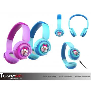 Kids Bluetooth Flashing colorful adjustable Headphones