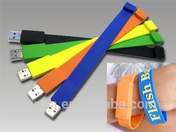Custom Plastic Wristband USB Flash Drive