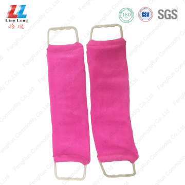 Attractive smooth bath sponge belt