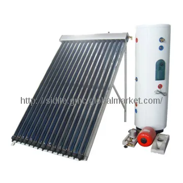 200L balcony wall mounted separate pressurized flat roof solar system