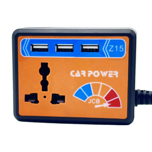 Onduleur de puissance de voiture en vrac 12 V/24 V à 220 V avec 3 USB et prise universelle