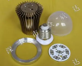 Polishing Oxidation 7W LED Bulb Light Parts