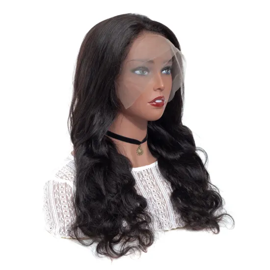 Cheap Virgin Brazilian 30 Inch Pre Plucked Glueless Human Hair Full Lace Wig With Baby Hair