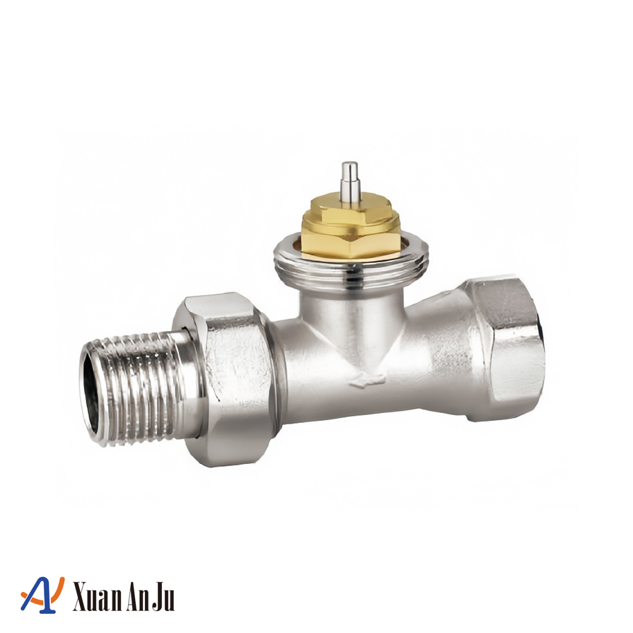 سطح نحاسي من الفولاذ المقاوم للصدأ مباشرة من خلال الصمام المشترك