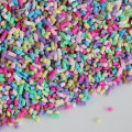 Simulation de matériau d&#39;argile de couleur vive Confitti au chocolat saupoudre la décoration de gâteau de Simulation de sucre